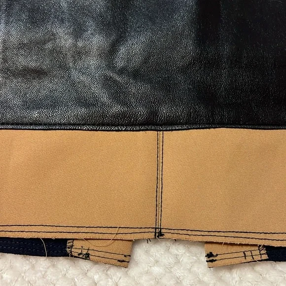 TRACY REESE 100% Lamb Leather Dress - Picture 14 of 14